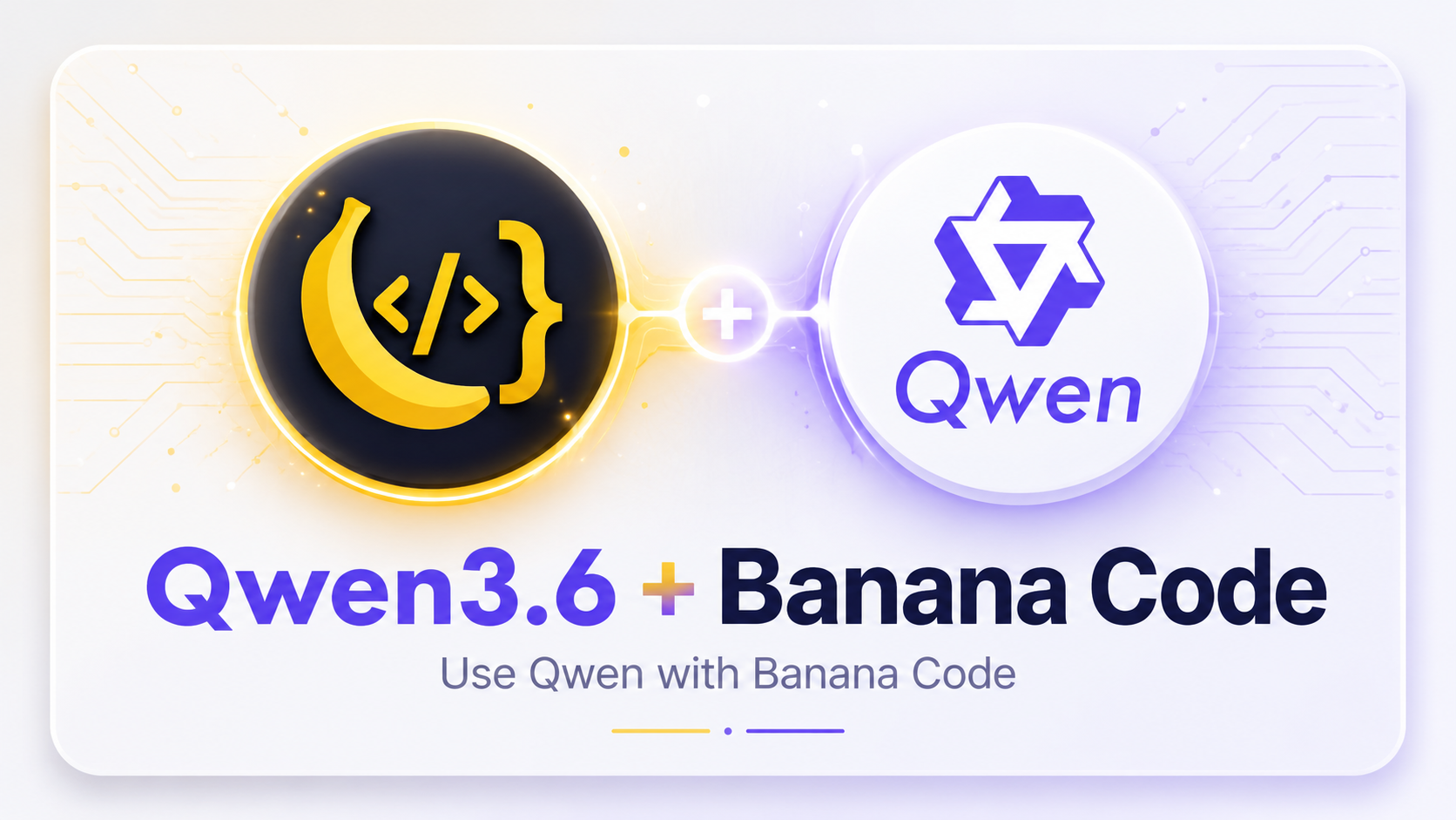 Qwen and Banana Code local Ollama setup preview
